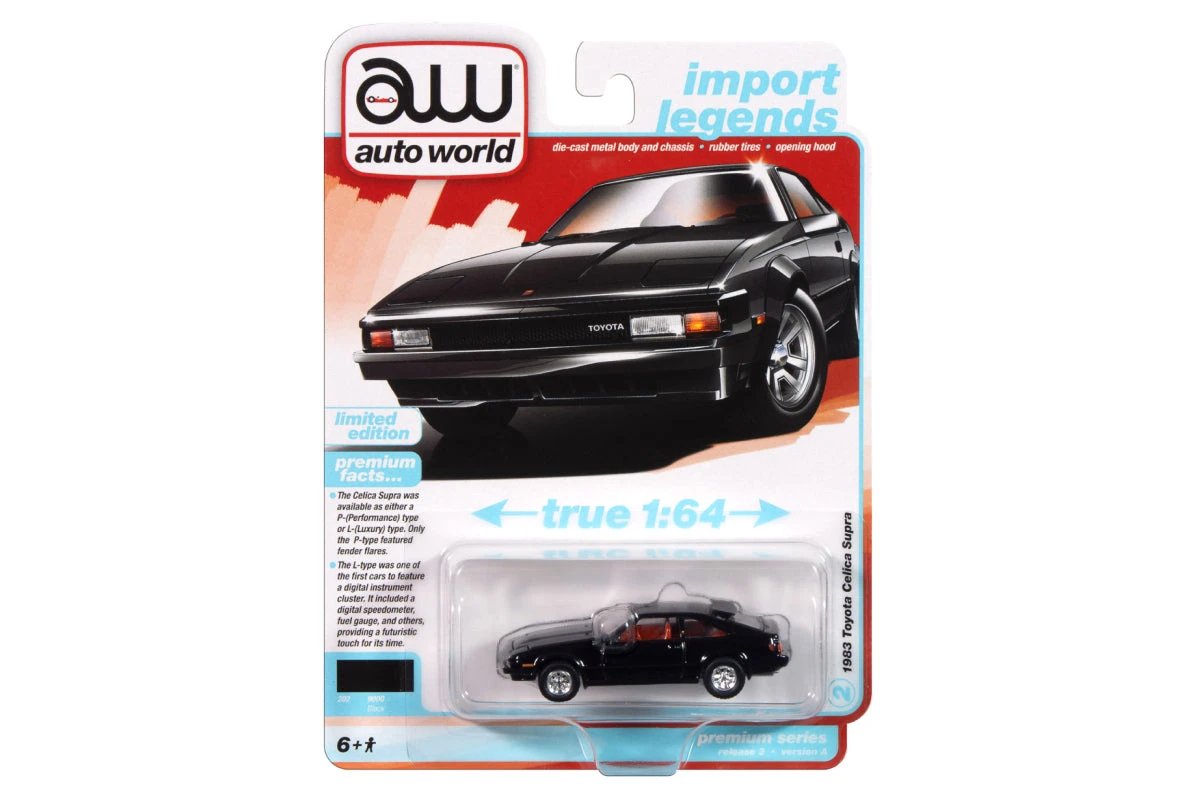 1983 Toyota Celica Supra (Black) Auto World 1983 Toyota Celica Supra (Black) -Modelmatic Shop 02 3 90e4aed1 ce91 4786 a387 26cc3b221949