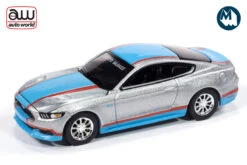 Auto World 2017 Ford Mustang GT Tribute Edition (Ingot Silver And Petty Blue)