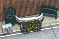 1:64 AL13 Wheels DC 003 (Red / Black)