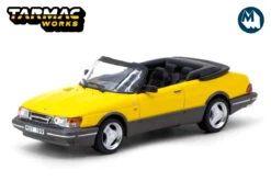 Saab 900 Turbo Convertible + Trading Cards (Yellow)