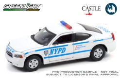 Greenlight 1:43 - Castle / 2006 Dodge Charger - New York City Police Department (NYPD)