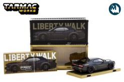 LB-WORKS Dodge Challenger SRT Hellcat With 2 Containers (Black Metallic)