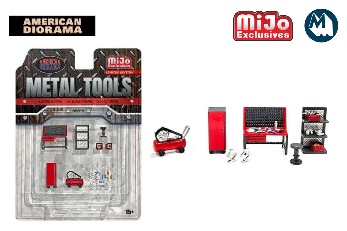 1:64 American Diorama Metal Tools Set C (AD-2419) 1:64 American Diorama Metal Tools Set C (AD-2419) -Modelmatic Shop 1 3119abee 5575 4491 afa0 fcded2d8c4e0