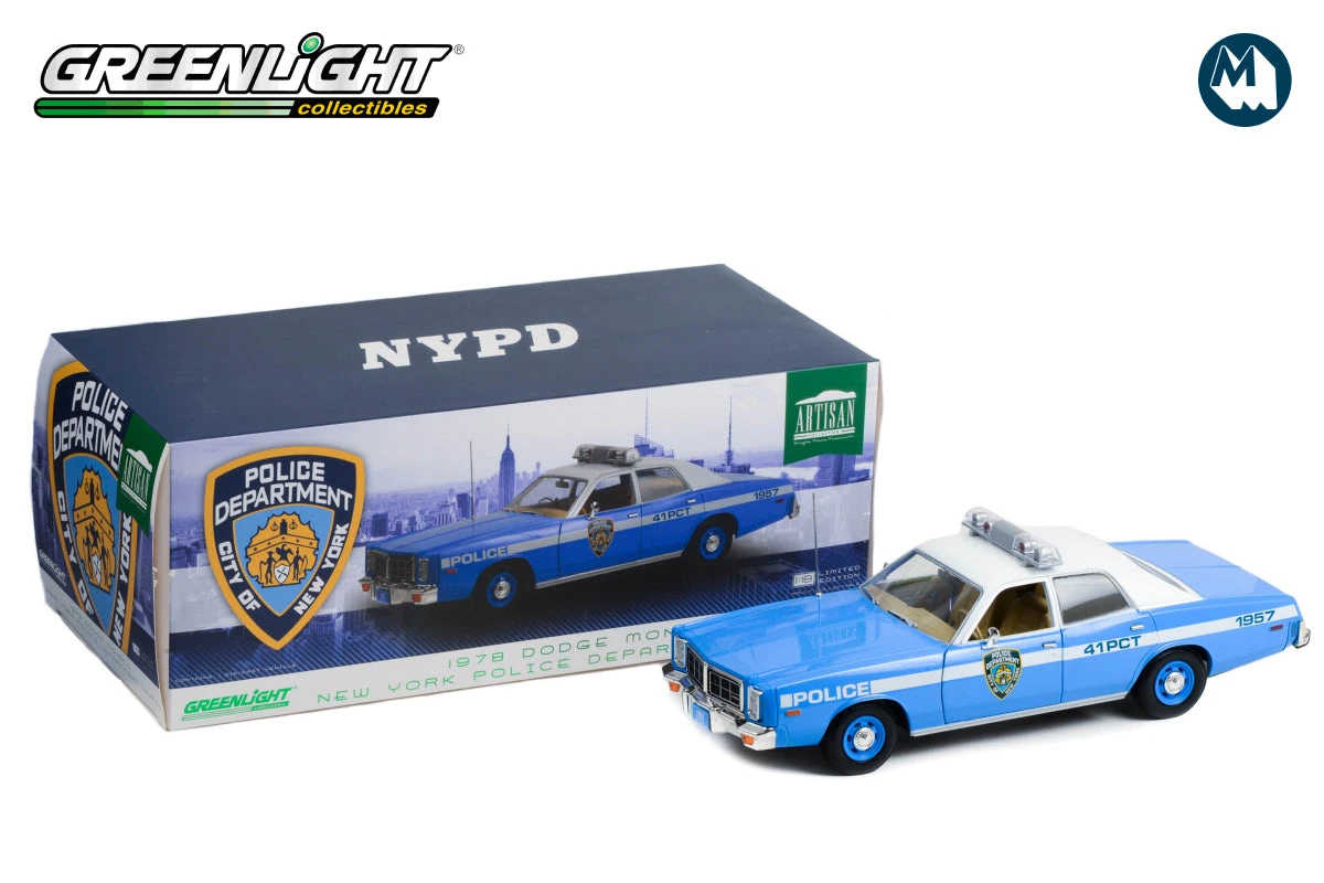 1:18 - 1978 Dodge Monaco - New York City Police Dept (NYPD) Greenlight 1:18 - 1978 Dodge Monaco - New York City Police Dept (NYPD) -Modelmatic Shop 1 41af8857 d968 49c9 87fc 33e93798d0bc