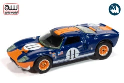 Auto World 1965 Ford GT40 - Gulf Oil (Dark Blue With Orange Stripes)