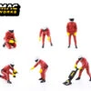 1:64 American Diorama / Tarmac Works - Red Pit Crew Figures Set (T64F-007-RED) -Modelmatic Shop 1 4633ae8a 80b2 487f b09e 7443294276b5