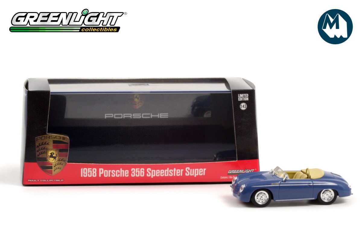 1:43 - 1958 Porsche 356 Speedster Super (Aquamarine Blue) Greenlight 1:43 - 1958 Porsche 356 Speedster Super (Aquamarine Blue) -Modelmatic Shop 1 851c8689 b876 40e3 8fb5 23292c0266fe