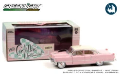 Greenlight 1:24 - 1955 Cadillac Fleetwood Series 60 / Pink With White Roof