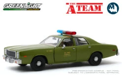 Greenlight [Damaged] 1:24 - The A-Team / 1977 Plymouth Fury U.S. Army Police