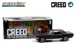 Greenlight 1:18 - Adonis Creed's 1967 Ford Mustang Coupe (Matte Black) / Creed
