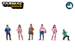 1:64 American Diorama / Tarmac Works - Race Day 2 Figures Set (T64F-001-PK)