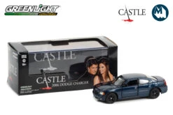 Greenlight 1:43 - Castle / Detective Kate Beckett's 2006 Dodge Charger (Midnight Blue Pearlcoat)