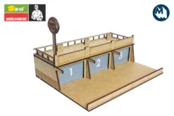 1:64 Diorama Kit - Pit Lanes 1, 2 & 3 (Gulf Oil)