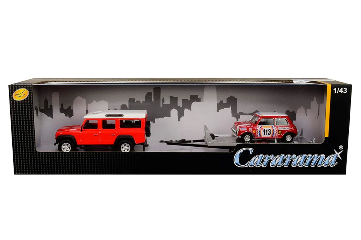1:43 - Land Rover Defender 110 with #113 Mini Rally and Trailer 1:43 - Land Rover Defender 110 With #113 Mini Rally And Trailer -Modelmatic Shop 2 37d232b0 e656 46b9 b3cd 434ccc7d9044