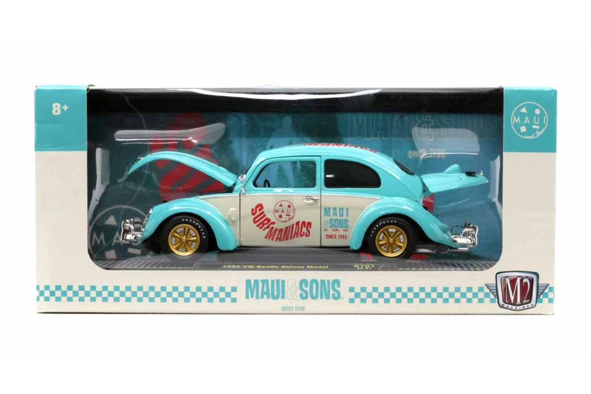 1:24 - 1952 Volkswagen Beetle Deluxe Model "Maui & Sons" 1:24 - 1952 Volkswagen Beetle Deluxe Model "Maui & Sons" -Modelmatic Shop 2 a131d124 1874 4b4e 812f bd8eda4de67d