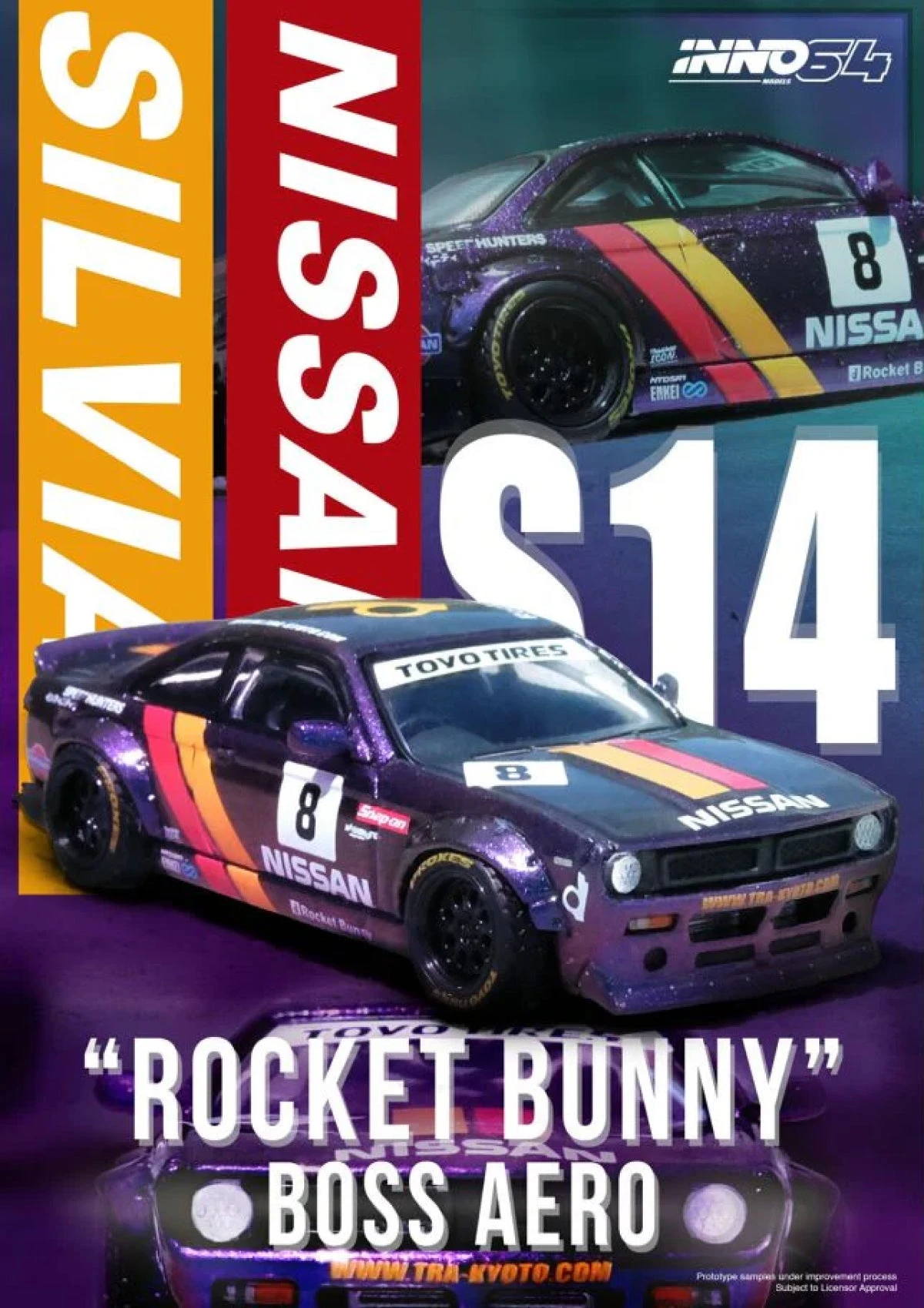Nissan Silvia (S14) BOSS "Rocket Bunny" (Purple) Nissan Silvia (S14) BOSS "Rocket Bunny" (Purple) -Modelmatic Shop 3 03f019a7 cc96 4d9f a08b e824ef7af044