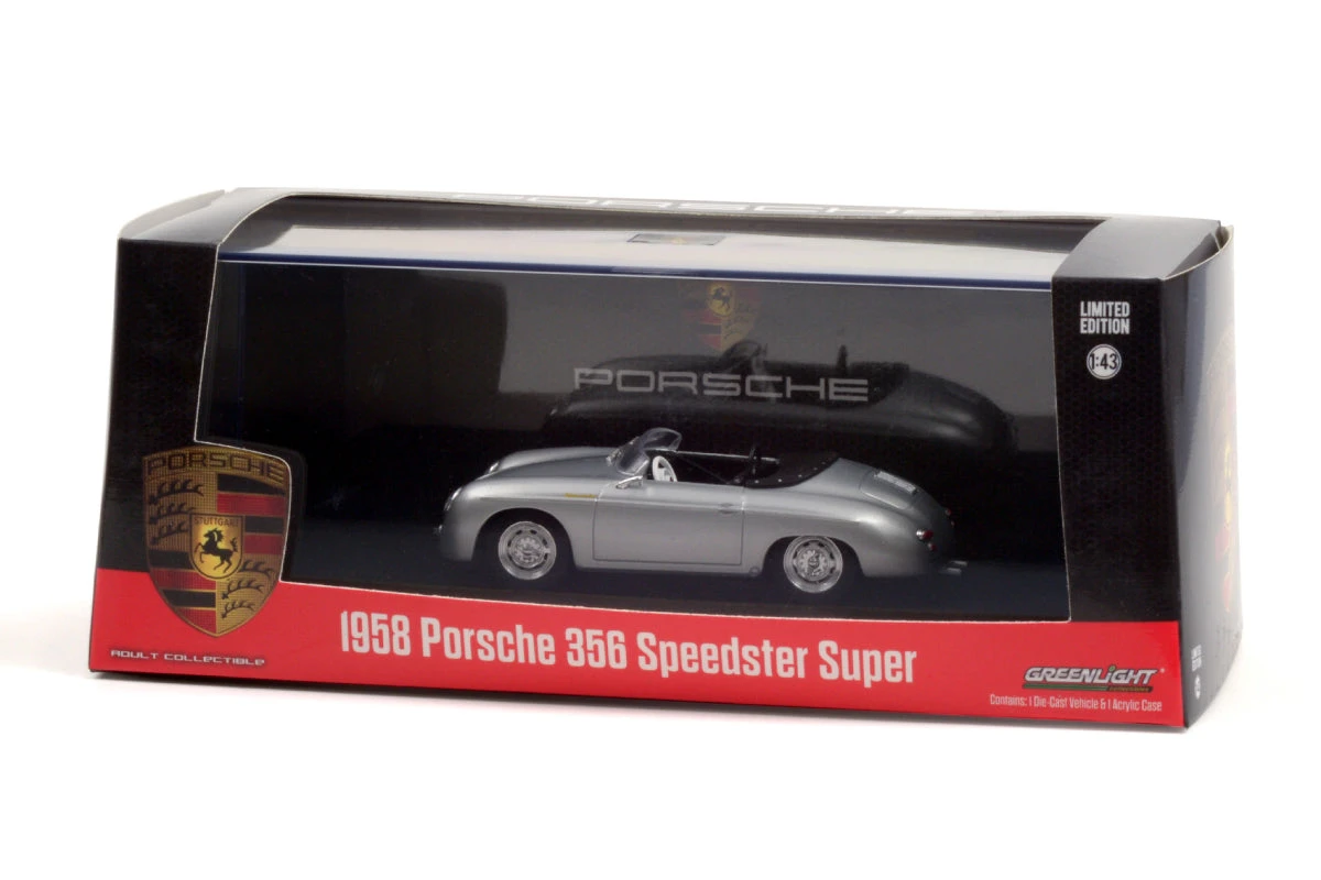1:43 - 1958 Porsche 356 Speedster Super (Silver Metallic) Greenlight 1:43 - 1958 Porsche 356 Speedster Super (Silver Metallic) -Modelmatic Shop 3 445074f6 932c 44c6 b4d6 c103c0b74395