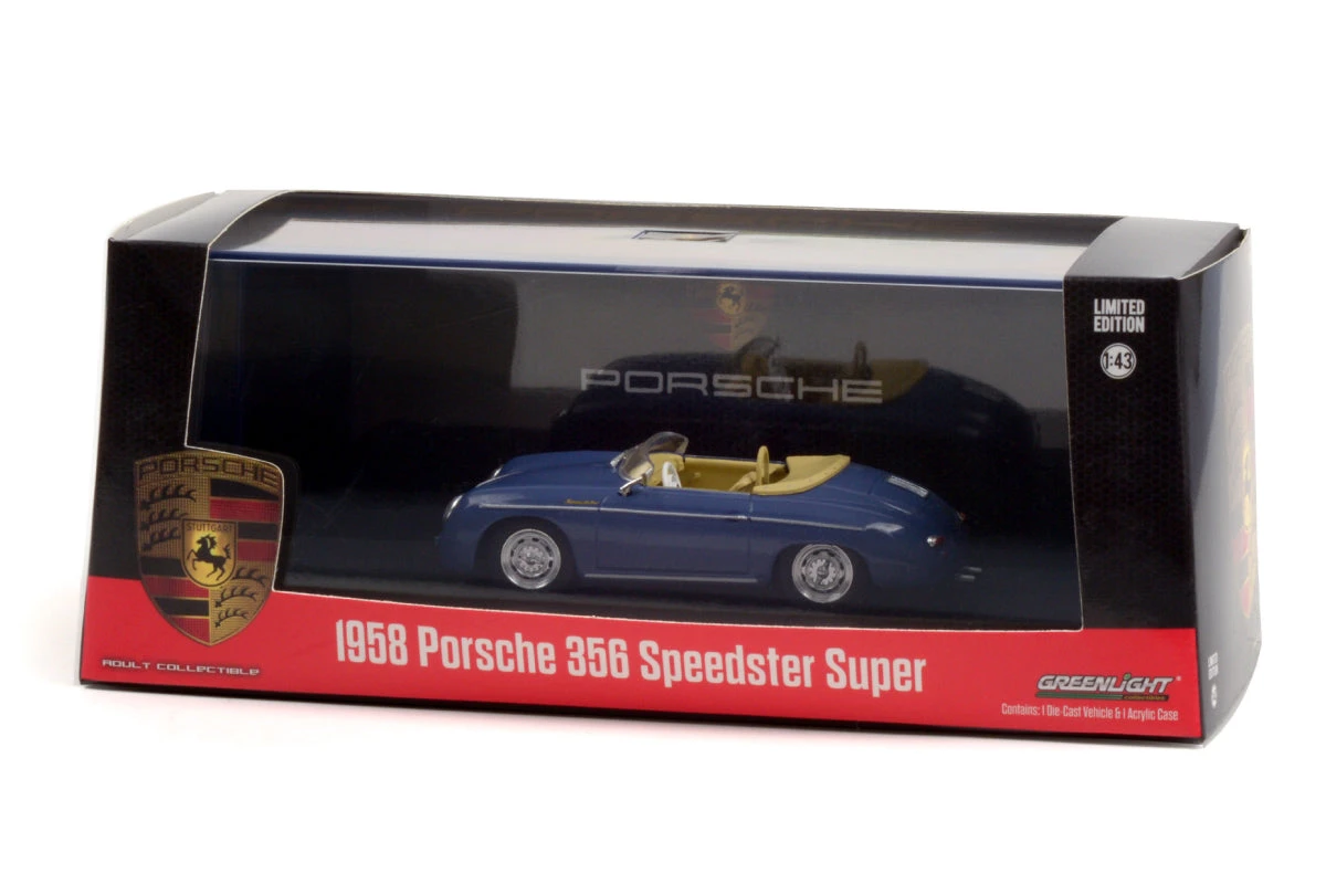 1:43 - 1958 Porsche 356 Speedster Super (Aquamarine Blue) Greenlight 1:43 - 1958 Porsche 356 Speedster Super (Aquamarine Blue) -Modelmatic Shop 3 5ae39136 3507 41f2 85de daa364885f4e