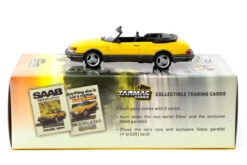 Saab 900 Turbo Convertible + Trading Cards (Yellow) -Modelmatic Shop 3 82064470 08db 4003 a4dc 3ad3e0e3e43d
