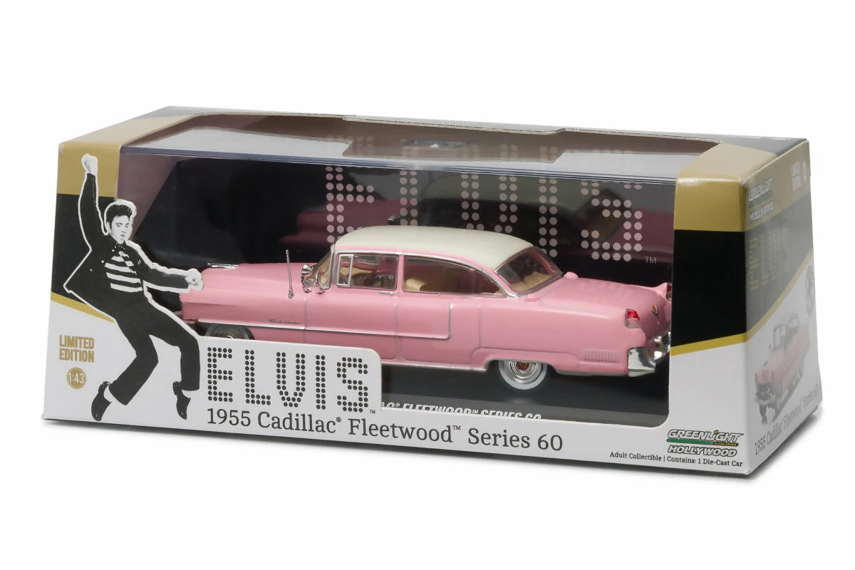 1:43 - Elvis Presley / 1955 Cadillac Fleetwood Series 60 "Pink Cadillac" Greenlight 1:43 - Elvis Presley / 1955 Cadillac Fleetwood Series 60 "Pink Cadillac" -Modelmatic Shop 3 ada6390e d4e4 446b 8198 a059b08cbaaa