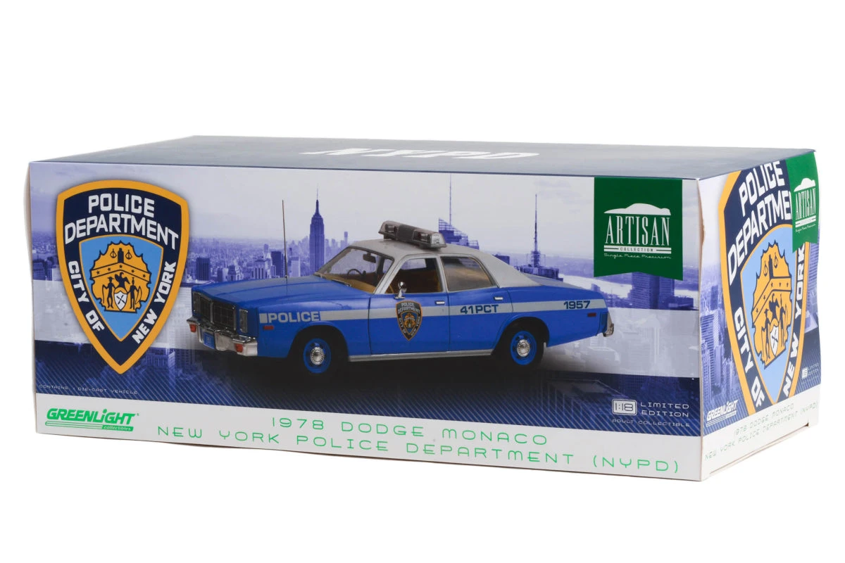 1:18 - 1978 Dodge Monaco - New York City Police Dept (NYPD) Greenlight 1:18 - 1978 Dodge Monaco - New York City Police Dept (NYPD) -Modelmatic Shop 3 e7a31104 3e84 403f 8a44 cdc03f1e676f
