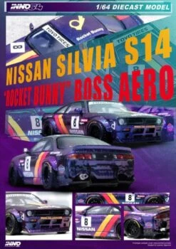 Nissan Silvia (S14) BOSS "Rocket Bunny" (Purple) 5 Nissan Silvia (S14) BOSS "Rocket Bunny" (Purple) -Modelmatic Shop 4 41dbe2c9 75f4 4ea9 ac6a 2c34a2358f28