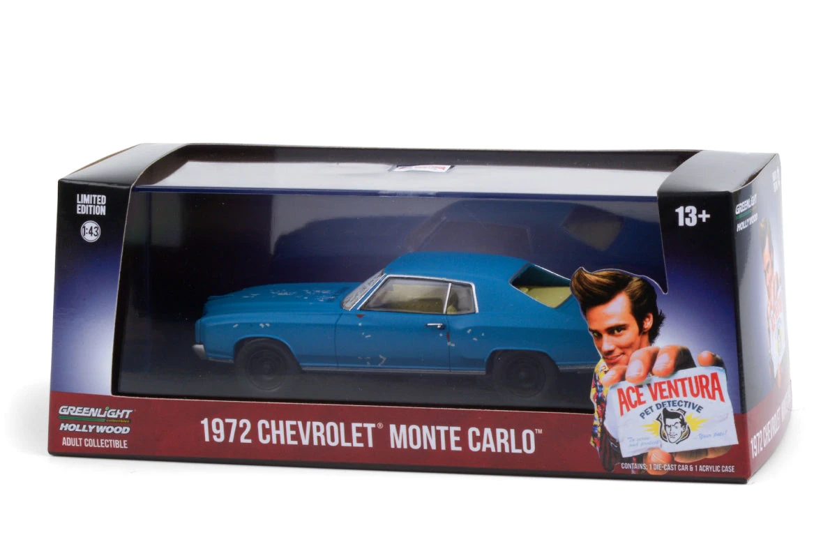 1:43 - Ace Ventura: Pet Detective / 1972 Chevrolet Monte Carlo Greenlight 1:43 - Ace Ventura: Pet Detective / 1972 Chevrolet Monte Carlo -Modelmatic Shop 4 6cce12b3 d519 4128 8105 feb7396d6716