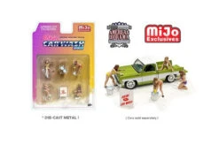 1:64 American Diorama Bikini Car Wash Girls Set (AD-76465) -Modelmatic Shop 76465