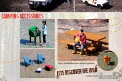 Car Camping Diorama Set With Toyota Land Cruiser (FJ60) And Accessories -Modelmatic Shop 7 fde41bf9 afd4 4586 8a1f 62b813604dfe