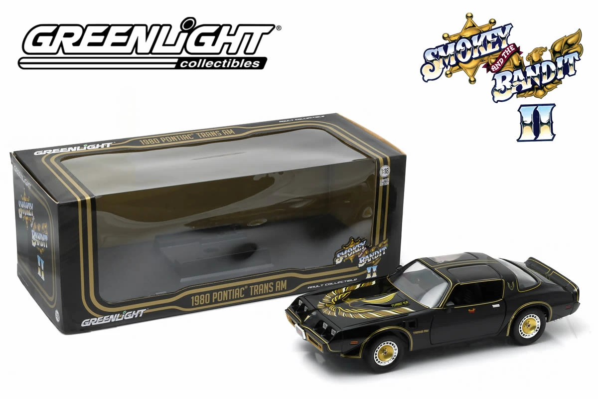 1:18 - Smokey and The Bandit II / 1980 Pontiac Firebird Trans Am Greenlight 1:18 - Smokey And The Bandit II / 1980 Pontiac Firebird Trans Am -Modelmatic Shop A1 8f3152da acf9 460b adb8 f2f966b069f9