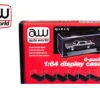 1:64 Auto World Display Cases (6 Pack)