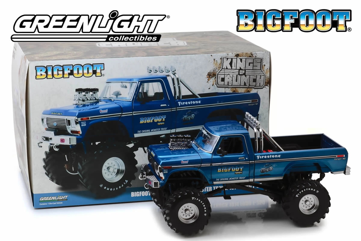 1:18 - Kings of Crunch Bigfoot #1 / 1974 Ford F-250 Monster Truck with 48-Inch Tires Greenlight 1:18 - Kings Of Crunch Bigfoot #1 / 1974 Ford F-250 Monster Truck With 48-Inch Tires -Modelmatic Shop A1 f022ad33 821b 4686 8343 968bd88b4bc4