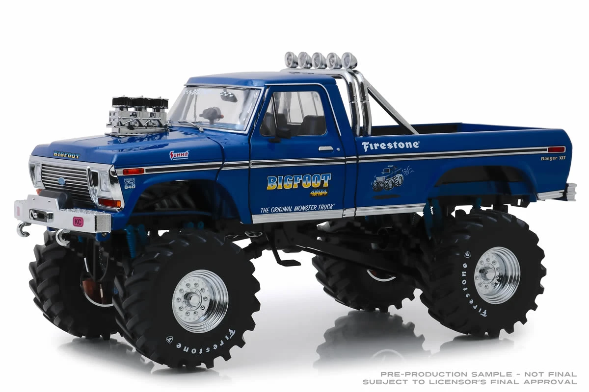 1:18 - Kings of Crunch Bigfoot #1 / 1974 Ford F-250 Monster Truck with 48-Inch Tires Greenlight 1:18 - Kings Of Crunch Bigfoot #1 / 1974 Ford F-250 Monster Truck With 48-Inch Tires -Modelmatic Shop A2 2ba6de4b 6583 45c5 90ec c1ccc7f8b296