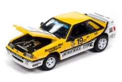 1988 Ford Mustang GT - Saleen General Tire (Yellow & White) -Modelmatic Shop A3 02