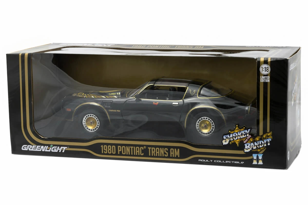 1:18 - Smokey and The Bandit II / 1980 Pontiac Firebird Trans Am Greenlight 1:18 - Smokey And The Bandit II / 1980 Pontiac Firebird Trans Am -Modelmatic Shop A4 c36c9fd4 e118 4ae3 95ea 3b33c933d88d