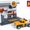 Gulf Service Station Diorama / 1959 Ford F250 Tow Truck