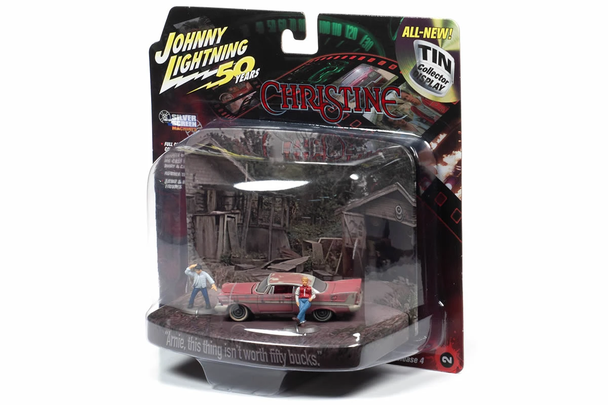 1958 Plymouth Fury (Junked Version) Diorama with Arnie and Dennis Figures / Christine 1958 Plymouth Fury (Junked Version) Diorama With Arnie And Dennis Figures / Christine -Modelmatic Shop B3 857834dd 7f35 45b9 8622 c832e3264c43