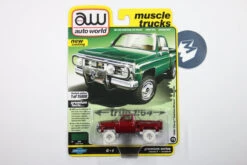 Auto World [Ultra Red] 1980 Chevrolet Custom Deluxe 10 Step Side Truck